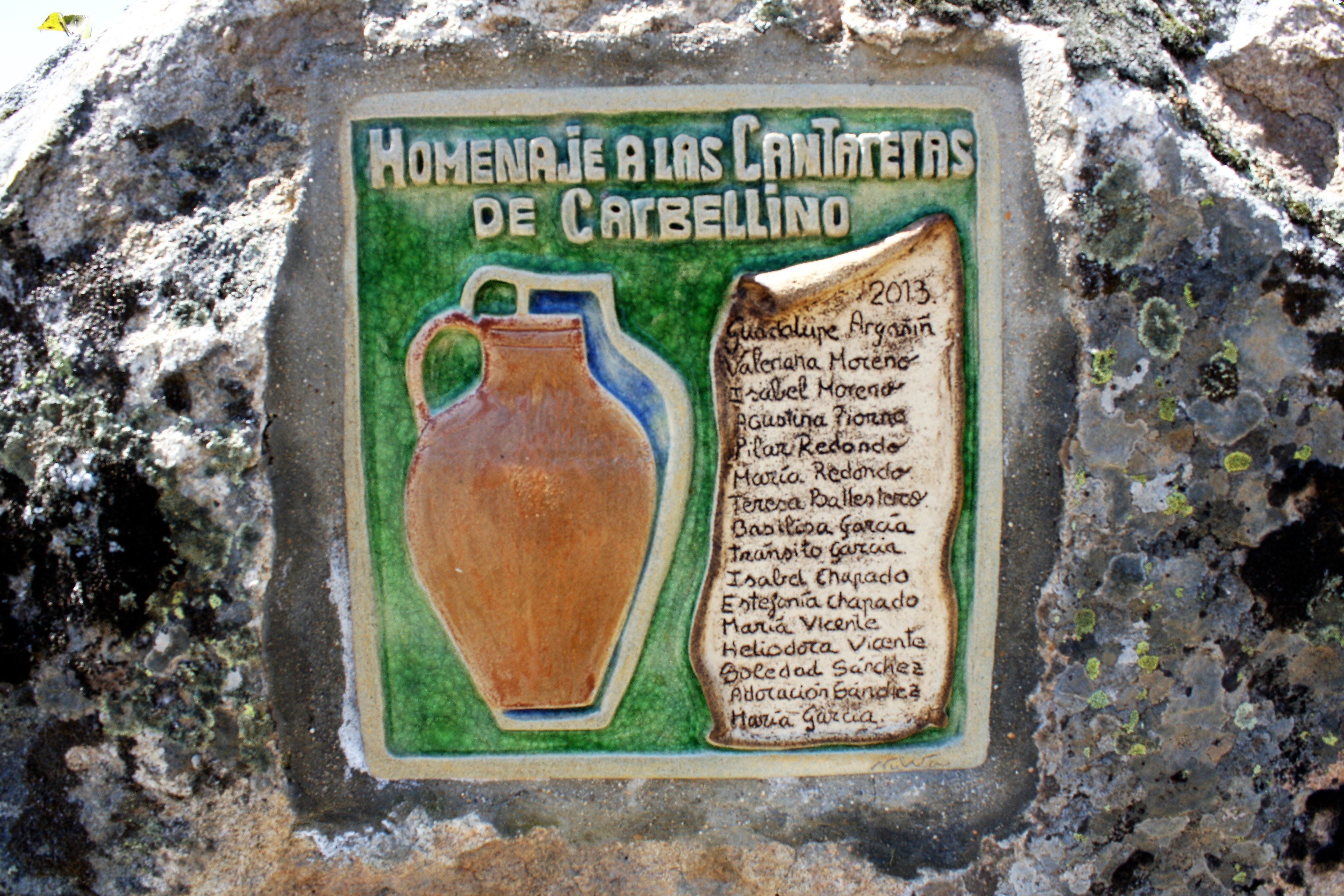 Placa Homenaje a las Cantareras