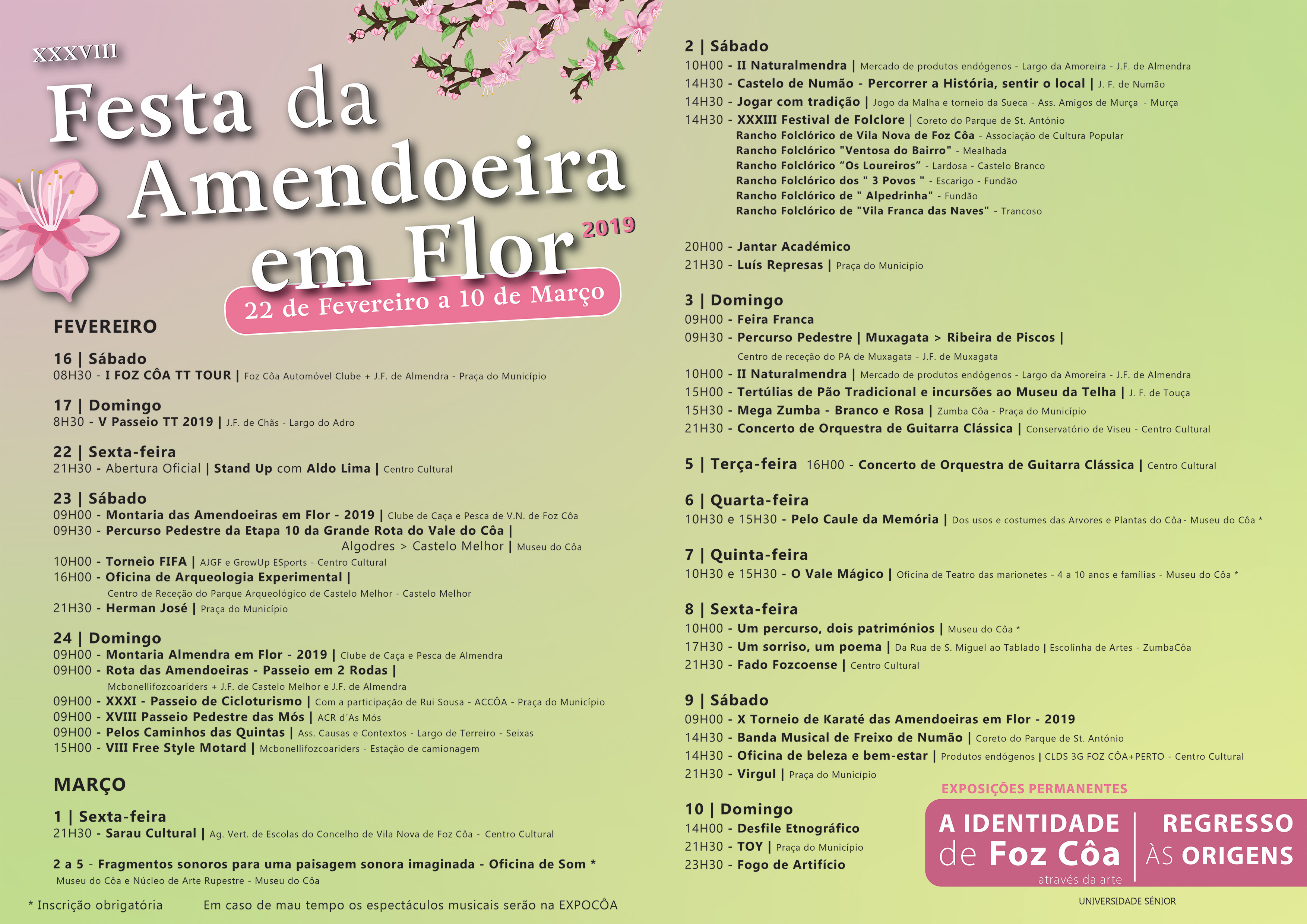 Flyer Amendoeiras 2019 Foz Côa 2